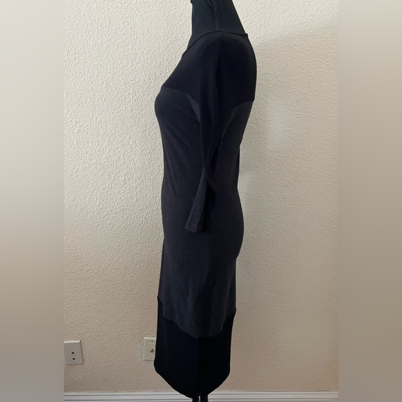 Ioanna Kourbela Black & Gray Bodycon Midi Dress Small - Picture 6 of 16